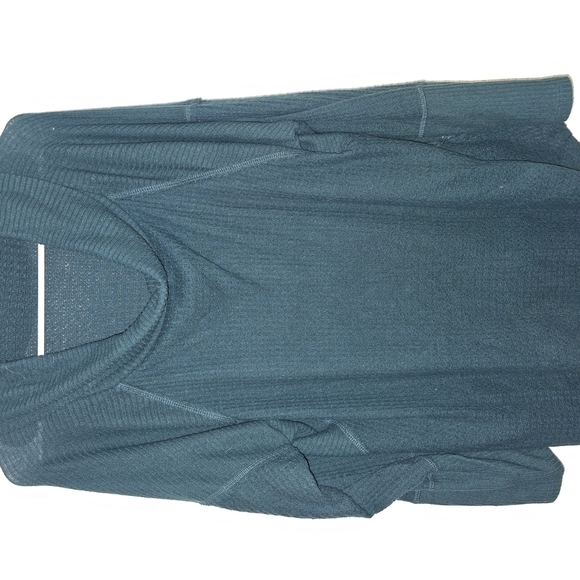 Cozy Teal Knit Sweater - Picture 1 of 4